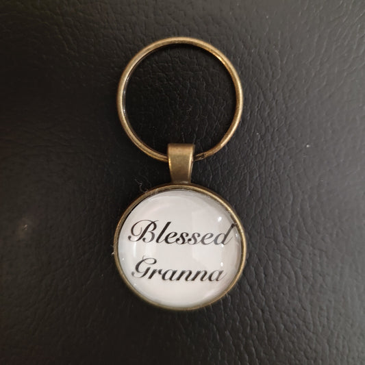 Blessed Granna Keychain